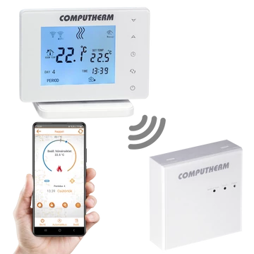 Computherm E400RF Digitális temosztát (Wi-Fi)