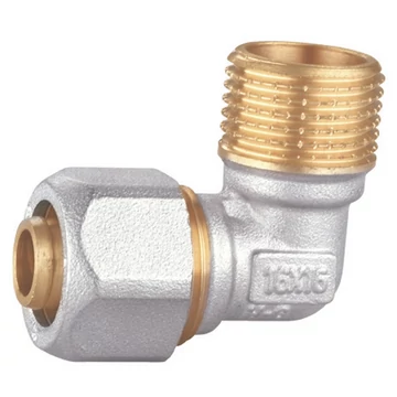 Kulcsos könyök idom 16-1/2" KM fix