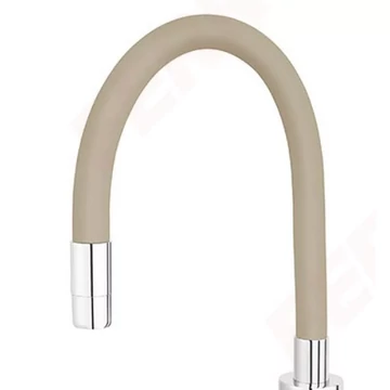 Ferro W100P-B Elastico rugalmas kifolyócső mosogató csaptelephez, bézs