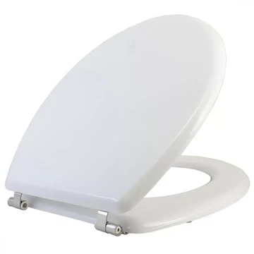 Styron STY-550-3 WC ülőke MDF erősített, rozsdamentes fém zsanérral, fehér