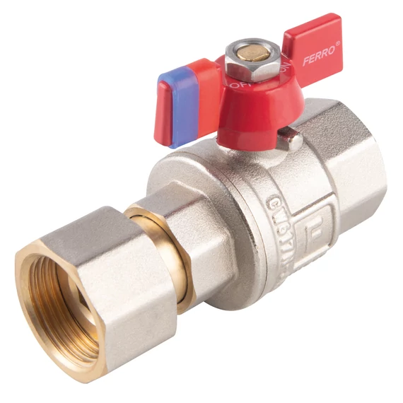 Ferro F-Power golyóscsap félhollanderes menettel, 3/4" BB DN20
