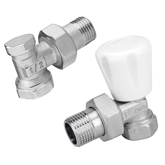 Ferro sarok radiátorszelep készlet 1/2"