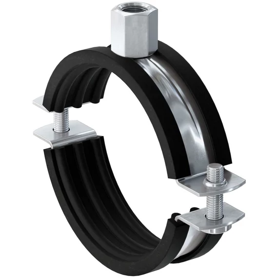 Fischer kétrészes gumibetétes bilincs FRS 72 - 80 M8/M10