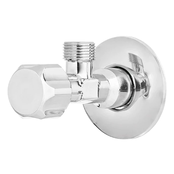 Invena sarokszelep fém kezelőkarral 1/2"×3/8"