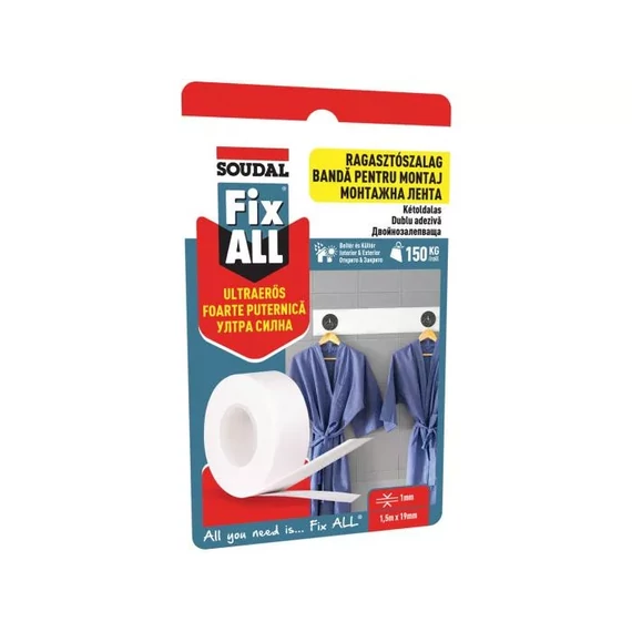 Soudal Fix-All fehér ultra erős ragasztószalag
