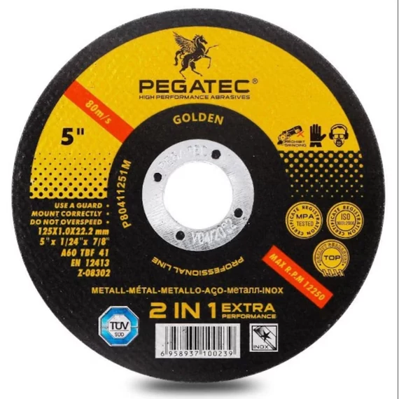 Pegatech vágókorong fémhez (5")