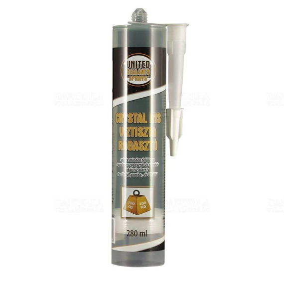 United Sealants Crystal MS szilikon ragasztó 280ml