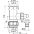 Kép 2/3 - Alca kötőcső 5/4"–6/4" a 6/4"–5/4", csatlakozóval