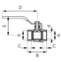 Kép 2/2 - Ferro KFP6 F-Power golyóscsap DN50 (2")