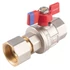 Kép 1/2 - Ferro F-Power golyóscsap félhollanderes menettel, 3/4" BB DN20