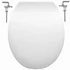 Kép 3/3 - Styron STY-550-3 WC ülőke MDF erősített, rozsdamentes fém zsanérral, fehér
